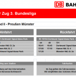 Bahn - Sonderzug Dortmund