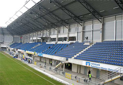 Tribünenhöhe in Paderborn